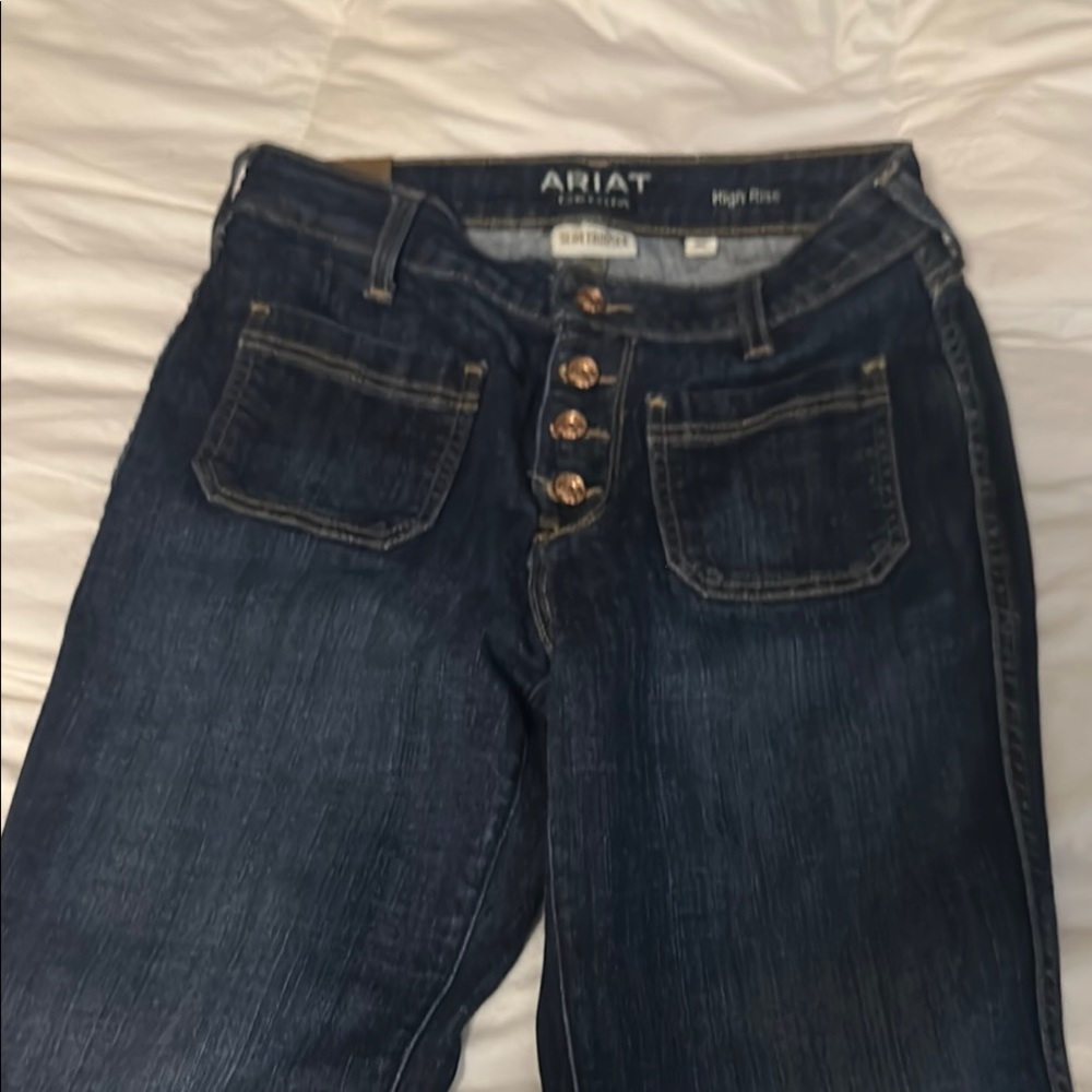Ariat Women's High Rise Jeans - Dark Blue